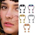 Nose Piercing Goth Nose Septum Rings Stainless Steel Magnet Piercing Fine Body Jewelry For Women Girl's Birthday Gift. 