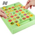 Nebula Supreme Two-player Flipping Chess Fun Animal Fruit Memory Chess Game for Kids Educational 2 Player Board Game for Toddlers Focus Training Toy with Cute Designs Perfect Gift for Children Memory Flip Chess Toy. 