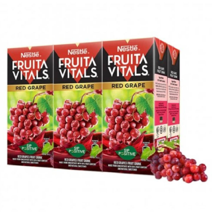 Juice - NESTLE FRUITA VITALS Red Grapes Fruit Drink Gold Range 200 ml