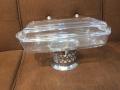 Transparent Dish with lid glass lid | Rice and other multi use dishes with glass lid |  Microwave oven safe Glass dish  with glass lid | Pure Transparent with dish with glass lid |. 