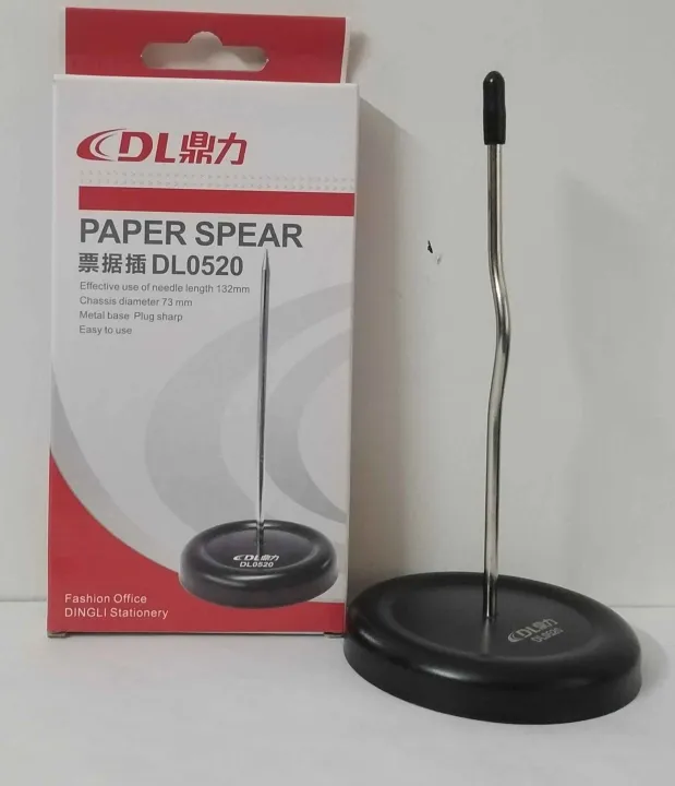 Paper%20Spear%20Desk%20Organizer%20Needle%20Length%20132mm%20Metal%20Base%20Plug%20Sharp%20DL0520%20-%20Image%205