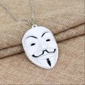 Vendetta Mask Chain Locket Original Anonymous Mask. 