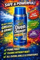 STRASS Fume Free Oven Cleaner 400ml- Lemon Scent Oven/Stove Cleaner Spray. 