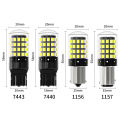 🔆KALADA 1PC T20 Double Contact LED Signal Light Reverse Tail Light Brake Light 7443 W21/5W 7440 W21W LED Bulb 1156 1157 Car Reversing Light Stop Light Backup Light Amber White 12V 24V Turn Signal Light. 