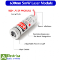 5mw 650nm Red Line Laser Module Adjustable Focus Laser Diode by electrica. 
