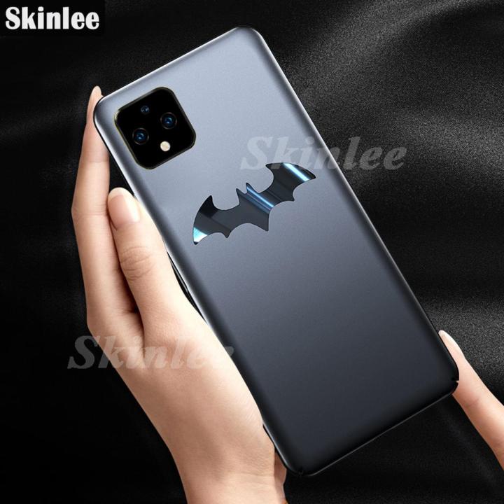 Back Cover For Google Pixel 4 Batman Phone Case Full protector Metal Bat design Shockproof Cover For Google Pixel4 Cases