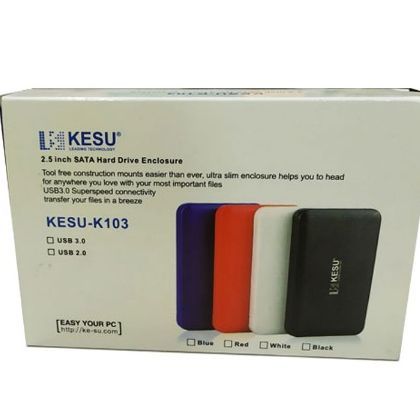 USB 3.0 KESU K103 SATA External 2.5 inch HDD Hard Drive Enclosure Disk Case Box For PC LAPTOP HDD SSD CASE