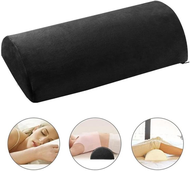 Margoun%20Office%20Foot%20Rest%20Under%20Desk:%20New%20Ergonomic%20Footrest%20Cushion%20w/Angled%20Half%20Cylinder%20Design%20for%20Optimum%20Leg%20Clearance:%20Firm,%20Compact%20Supportive%20Foot%20Stool%20Under%20Desk%20Foot%20Rest%20Desk%20Accessories%20-%20Image%202