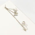 ( Pack of 1) Fashion Butterfly Clip Earrings Ear Hook Stainless Steel Ear Clips Double Pierced Earring Earrings Women Girls Jewelry. 
