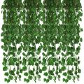 12Pcs Artificial Ivy Garland for Wedding Backdrop Wall Jungle Party. 