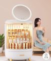 Fashion Cosmetics Storage Box With Large Capacity Waterproof Dustproof Lipstick Skin Care Products Makeup Organizer Drawer Rack. 