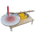 DIY Creative wooden electric plotter Drawing Robot STEM Kids Model Automatic Painting Science Electronics Kits Experiment. 