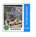 Rice Sheet+ Seaweeds Combo2 for Rolls, Wraps, Crispy Chips (Thuong Hang Rice Paper 10/11 Sheets, 22cm, 113gm Vietnam Imported) + (Yaki Nori Sushi Seaweeds 10 Sheets Full Pack Size 7"x8" Imported Seaweed Sea weed). 