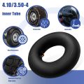 4.10/3.50-4 Inner Tube for Wheelbarrows, , Mowers, Carts Electric Three-Wheel Four-Wheel Scooter ATV. 