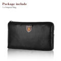 Large Size Fireproof Money Bag Fireproof Multiple Compartments Secure Lock Waterproof Safe  Material Portable Design Cash Box for Home Security Traveling Business Professionals Financial Documents. 