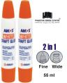 AMOS White Craft Glue 55ml 2 in 1, 2pieces. 