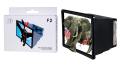Universal Screen Amplifier F2 Professional Mobile Phone Screen Magnifier Portable Size 3D Movie Video Enlarge Stand Holder. 