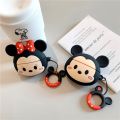 Latest Cute Silicon Minnie Mouse Airpods Pro Cover With Hook- Silm Case. 
