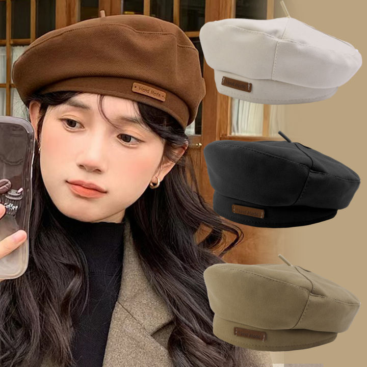 Autumn Winter New Woolen Beret Fashion British Style Painter Caps Retro Versatile Beret Men Women Beret Hat