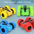 Inertia Car Toy 4WD Educational Mini Car All Terrain Remote Control Car 360 Flips Rotating Road High-Speed Truck Racing Cars - 1 Pc. 