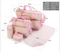 MiniMe 5Pcs/Set Baby Care Diaper Bag Multifunctional Diaper Bags Large Capacity Mother Maternity Backpack Infant Nappy Changing Bag. 