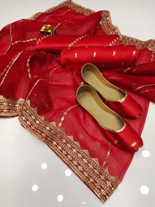 New%20Arrival%20Collection%202023%20mehndi%20color%203Pcs%20Suit%20For%20Women%20Dresses%20Wedding%20Dress%20For%20Girls%20Suit%20Kathan%20Silk%20Work%20Shirt%20Mirror%20Work%20Handmade%20Dress%20with%20Same%20Shirt%20Color%20%20Gift%20-%20Image%205