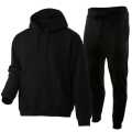 Code Winter Plain Black Tracksuit Plain Black Hoodie Trouser Tracksuit For Men. 