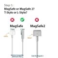 Apple Macbook DC Cable Cord Magsafe 1 L-Tip Macbook Air 45W Charger. 