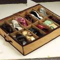 Shoes Storage Organiser Space Saving Under Bed Shoe Hanger Clothing Wardrobe Storage New 12 Pairs/Grid. 