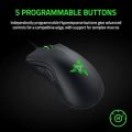 Razer DeathAdder Essential Gaming Mouse: 6400 DPI Optical Sensor - 5 Programmable Buttons - Mechanical Switches - Rubber Side Grips - Classic Black. 