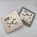 Universal Multi Plug 5in1 China Fitting Sheet China Switch Board- ECM Metal Series. 