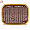 Big Goal 15 Lac Savings Challenge I Save 1.5 Million Rupees Easily I Financial Budget Planner Tracker Box I Saving Box I Saving Money Box I Saving Box For Money I Money Saving Box I Money Box I Saving Money Box With Lock I Mister Traders 15 Lac Saving Box. 