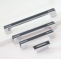 5.6 inch Modern Kitchen Cabinet Handles, Silver Black Kitchen Hardware Drawer Pulls Perfect for Modern Kitchen Designs,  Interior Door Handles for Cabinets, Cupboard, Pack Of2,  4, 10 And 20.. 