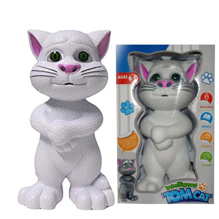 Talking Tom Cat Toy For Kids (White)