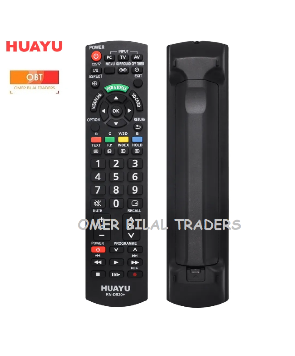 Compatible with Panasonic LCD & LED TV Remote  Control