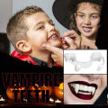 Halloween Vampires Teeth Reusable Long Sharp Horror False Teeth. 