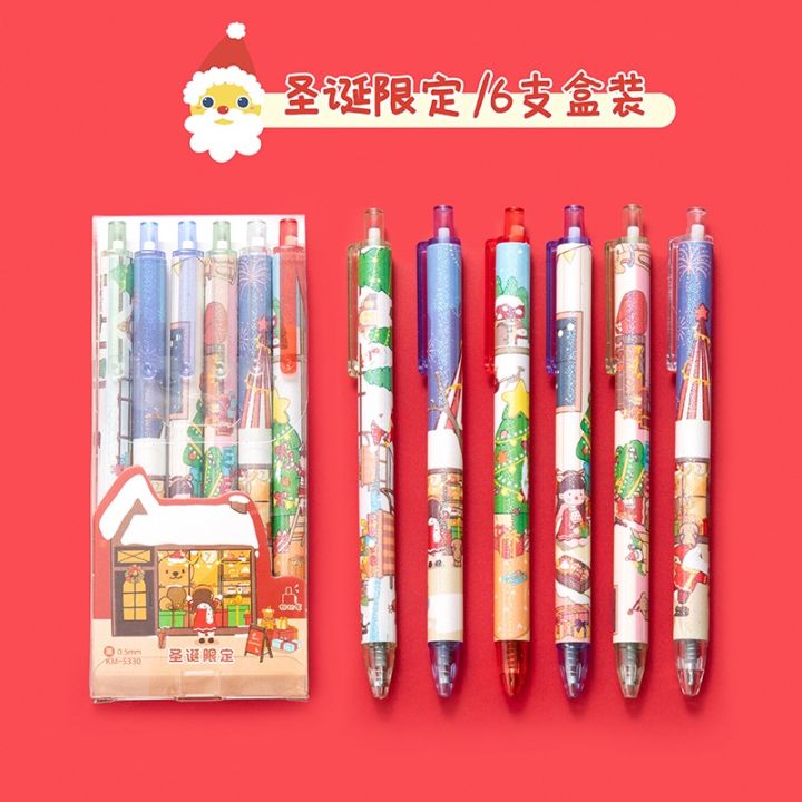 6%20PCS%20Kawaii%20Retractable%20Pen%20Set%20Gel%20Pens%20Cartoon%20Cute%200.5%20mm%20School&Office%20Supplies%20Kawaii%20Stationery%20Ballpoint%20Pen%20-%20Image%202