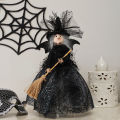 Halloween Handmade Doll Decorative Ghost Festival Witch Doll Toy. 