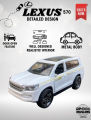 LEXUS Pull Back Car, LEXUS Toy, Die-Cast Metallic Model Body, Detailed Design Lexus 570 Car, Front Door Open And Close. 