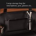 Leather Car Seat Back Organizers, Travel Accessories, Car Seat Back Organizer & Protector, Cup Holder, Universal. 