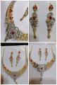 Antique gold palated 1carat 100 %pure andian set. 