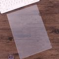 【HOT】 10PCS Clear Presentation Files Paper Cover Transparent Binding PVC Report A4 Cover For Business Documents School Projects. 