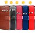 Oppo A76 & A96 Synthetic Leather Flip Cover Case leather book cover with Wallet. 