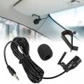 MINI Car Audio Microphone 3.5mm Jack Plug Mic Mono Wired External PC Microphone. 