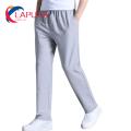 Sports Trousers Pockets Full Length Casual Male Straight Leg Pants. 