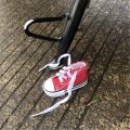 Motorcycle Side Stand Funny Cute Mini Shoe Bicycle Foot Support Motor Bike Kickstand 7.5cm Toy Accessories. 