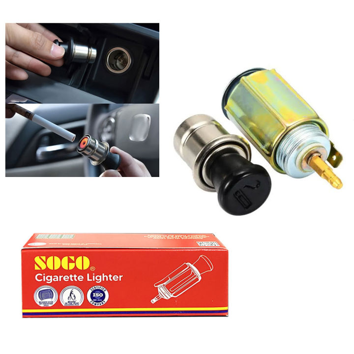 SOGO Car Cigarette Electric Lighter Socket Assembly Plug 12V
