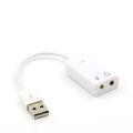 External USB 2.0 Stereo Jack Audio 7.1 Sound Card For laptop / Computer - Usb sound card adapter. 