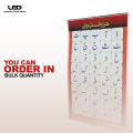 Haroof e Tahaji Wall Chart | Alif Bay Urdu Wall Poster for Classroom Decoration | Big Haroof Presentation on 200 grams Laminated Card 20*30 inches. 