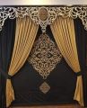 Premium Velvet Curtains & Blind | Pack of 5 Motif Design Curtains | Laser cut motif blind | Customized. 